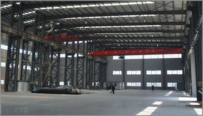 China Dalian Yimei machinery, New Factory building